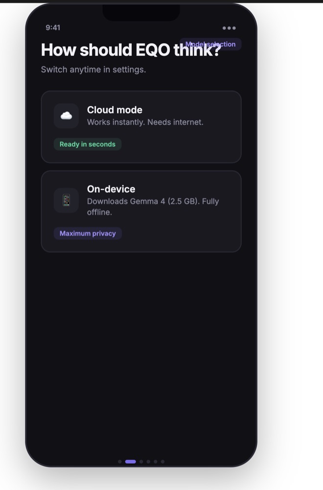 Choosing between cloud and on-device thinking
